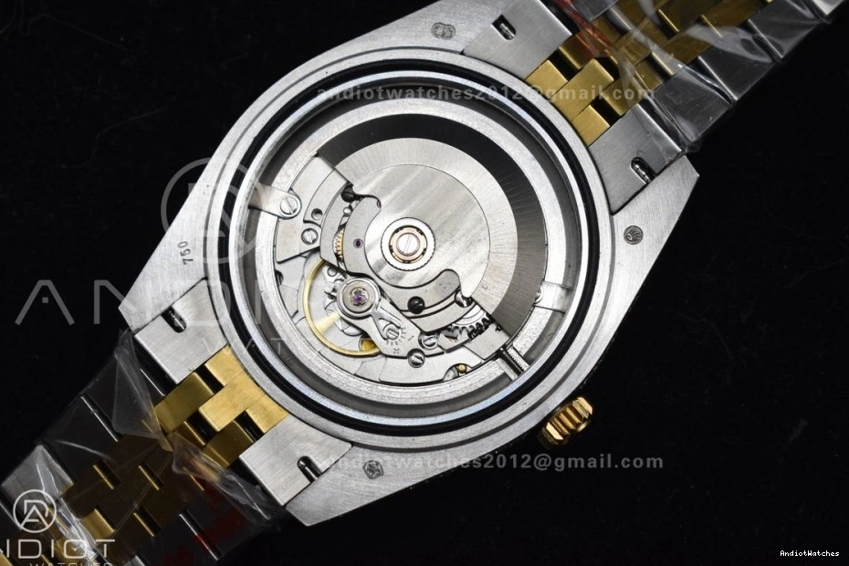 Roman Best DateJust Diamond Tone 41mm 2 Dial Gold Yellow Version 1196 Flexible TWD 0923